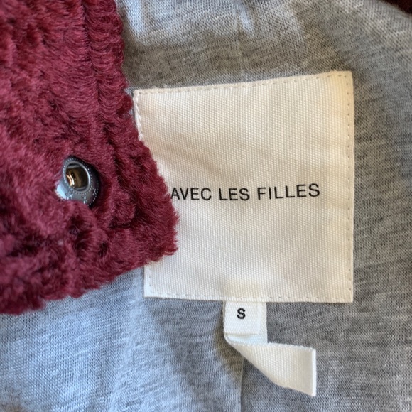 Avec Les Filles Oversized Plush Jacket - Picture 4 of 4